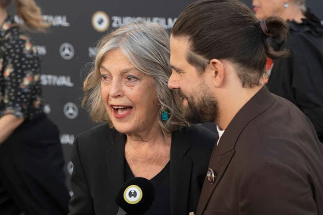 Angela Winkler und Josef Ellers bei der Premiere des Kinofilms Frau Winkler verlässt das Haus auf dem 22. Zurich Film Festival im Arthouse Le Paris. Zürich, 27.09.2026