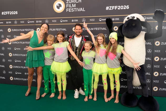 Trauffer und die Schwiizergoofe bei der Premiere des Kinofilms Shaun the Sheep: The Beast of Mossy Bottom Shaun das Schaf - Spuk im Kürbisfeld auf dem 22. Zurich Film Festival im Corso. Zürich, 27.09.2026
