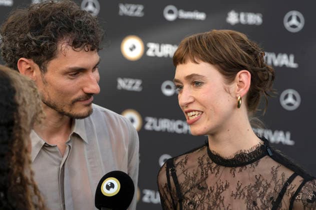 Nicola Perot und Lia von Blarer bei der Premiere der SRF-Serie Blind auf dem 22. Zurich Film Festival im Arthouse Le Paris. Zürich, 27.09.2026