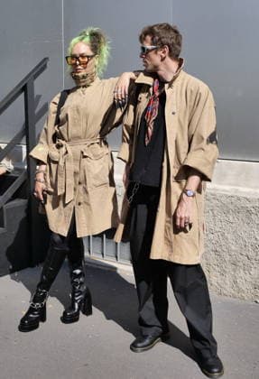 IPA89067524 - During Milan Fashion Week, the real show isn t just on the runways—it s in the city s streets. Milanese street style becomes an open-air stage where eccentricity reveals all its facets.  Copyright: xLucaxPontix xLucaPonti IpaAgencyx IPA89067524