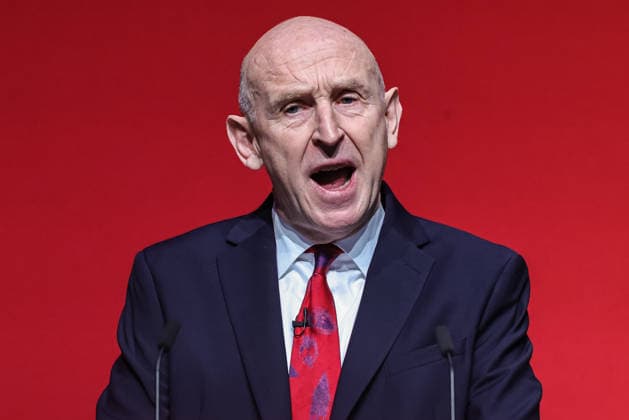 Labour Party Annual Conference Day Two Chancellor of the Exchequer John Healey MP speaks during the Labour Party Annual Conference Day Two at Convention Centre, Liverpool, United Kingdom on 28 September 2026 (Photo by Mark Cosgrove News Images) Liverpool Convention Centre Merseyside United Kingdom Copyright: xMarkxCosgrove NewsxImagesx