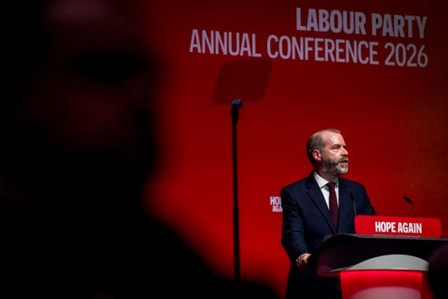 28 September 2026, Jonathan Reynolds addresses Labour Party Conference in Liverpool 28 September 2026, Liverpool, UK. Jonathan Reynolds, Labour MP and Secretary of State for Business, Innovation, Science and Trade, addresses delegates and attendees during Day 2 of the Labour Party Annual Conference 2026 at ACC Liverpool., Credit:Abdullah Bailey Anthony Bailey - B2421 Avalon  Copyright: xAbdullahxBaileyx xAnthonyxBaileyx-xB2421x xAvalonx 1138878510