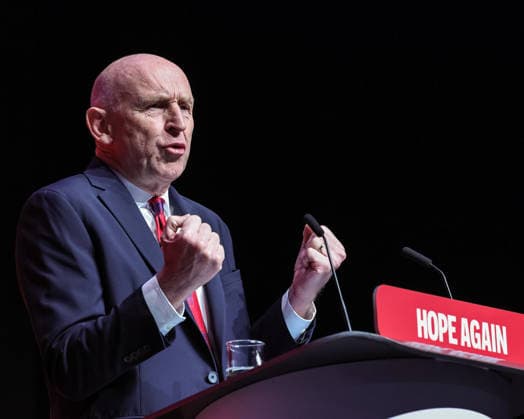 Labour Party Annual Conference Day Two Chancellor of the Exchequer John Healey MP speaks during the Labour Party Annual Conference Day Two at Convention Centre, Liverpool, United Kingdom on 28 September 2026 (Photo by Mark Cosgrove News Images) Liverpool Convention Centre Merseyside United Kingdom Copyright: xMarkxCosgrove NewsxImagesx
