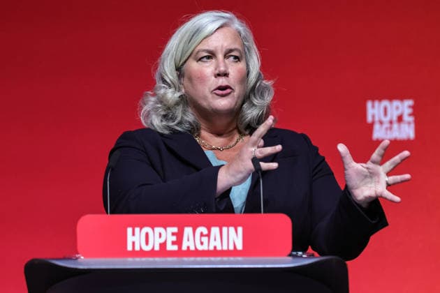 Labour Party Annual Conference Day Two Secretary of State for Transport Heidi Alexander MP speaks during the Labour Party Annual Conference Day Two at Convention Centre, Liverpool, United Kingdom on 28 September 2026 (Photo by Mark Cosgrove News Images) Liverpool Convention Centre Merseyside United Kingdom Copyright: xMarkxCosgrove NewsxImagesx