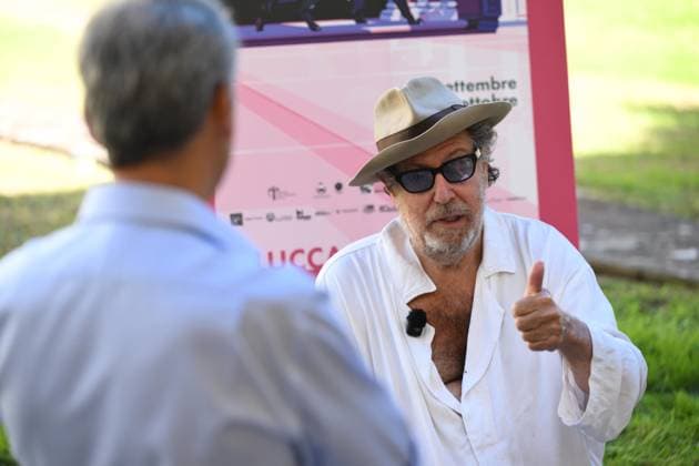 September 28, 2026, Lucca, Rome, Italy: Artist and director Julian Schnadel is interviewed during the photocall at the Lucca Film Festival, Lucca, 28 09 2026 Lucca Italy  - ZUMAa289 20260928_zia_a289_107 Copyright: xStefanoxDallexLuchex xAgfx