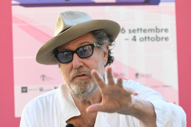 September 28, 2026, Lucca, Rome, Italy: Artist and director Julian Schnadel is interviewed during the photocall at the Lucca Film Festival, Lucca, 28 09 2026 Lucca Italy  - ZUMAa289 20260928_zia_a289_113 Copyright: xStefanoxDallexLuchex xAgfx