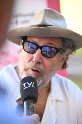 September 28, 2026, Lucca, Rome, Italy: Artist and director Julian Schnadel is interviewed during the photocall at the Lucca Film Festival, Lucca, 28 09 2026 Lucca Italy  - ZUMAa289 20260928_zia_a289_122 Copyright: xStefanoxDallexLuchex xAgfx