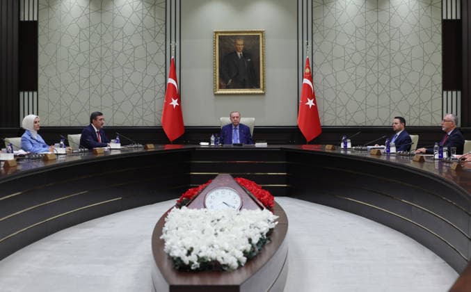 Turkish President Erdogan chairs the cabinet meeting in Ankara ANKARA, TURKIYE - SEPTEMBER 28:(----EDITORIAL USE ONLY - MANDATORY CREDIT - TURKISH PRESIDENCY MUSTAFA KAMACI HANDOUT - NO MARKETING NO ADVERTISING CAMPAIGNS - DISTRIBUTED AS A SERVICE TO CLIENTS----) Turkish President Recep Tayyip Erdogan chairs the cabinet meeting at the Presidential Complex in Ankara, Turkiye on September 28, 2026. Turkish Presidency Mustafa Kamaci Handout Anadolu Ankara Turkey. Editorial use only. Please get in touch for any other usage.  Copyright: x2026xAnadoluxTurkishxPresidencyx xMustafaxKamacix xHandoutx