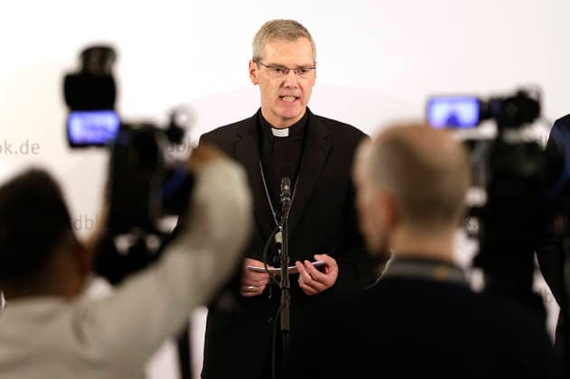 Heiner Wilmer bei der Auftakt-Pressekonferenz zur Herbst-Vollversammlung der Deutschen Bischofskonferenz im Dompfarrzentrum. Fulda, 28.09.2026