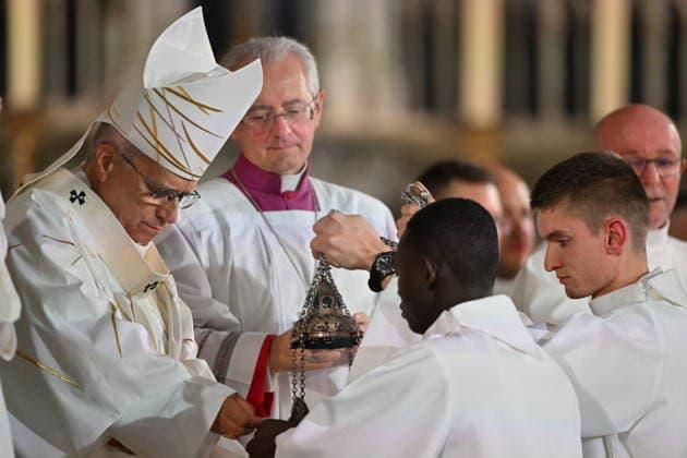 METZ HOLY MASS CATHEDRAL 2026 - 2026 09 28 France, Metz, Vatican, 2026 9 28 Holy Mass at the Cathedral of Saint Stephen in Metz. EDITORIAL USE ONLY - NO BOOKS Copyright: xx