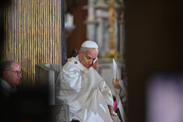 METZ HOLY MASS CATHEDRAL 2026 - 2026 09 28 France, Metz, Vatican, 2026 9 28 Holy Mass at the Cathedral of Saint Stephen in Metz. EDITORIAL USE ONLY - NO BOOKS Copyright: xx
