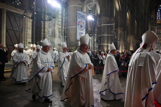 METZ HOLY MASS CATHEDRAL 2026 - 2026 09 28 France, Metz, Vatican, 2026 9 28 Holy Mass at the Cathedral of Saint Stephen in Metz. EDITORIAL USE ONLY - NO BOOKS Copyright: xx