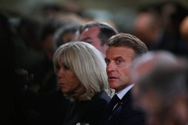 Holy Mass at Saint Stephen Cathedral in Metz France, Metz, Vatican, 2026 9 28 Holy Mass at the Cathedral of Saint Stephen in Metz. French President Emmanuel Macron and his with Brigitte Macron EDITORIAL USE ONLY - NO BOOKS Copyright: xALESSIAxGIULIANI xCatholicxPressxPhotox