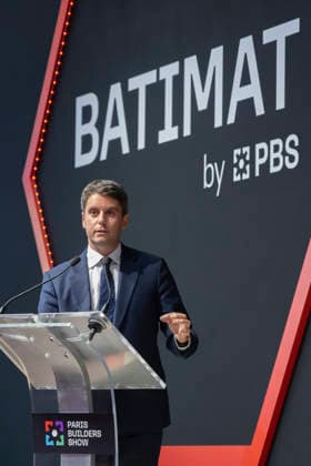 Paris, France September 28, 2026 - Le Grand Oral at the Paris Construction Show, where candidates for the 2027 French presidential election present their proposals regarding the construction and housing sectors. BATIMAT is an international trade fair for building and construction professionals. This year s edition takes place from September 28 to October 1 - Gabriel Attal POLITIQUE, BATIMAT, SECTEUR DE LA CONSTRUCTION, ECONOMIE, BTP  Copyright: xVincentxIsorex