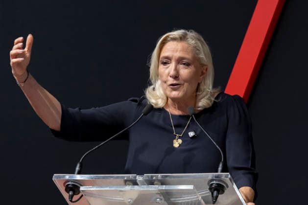 Paris, France September 28, 2026 - Le Grand Oral at the Paris Construction Show, where candidates for the 2027 French presidential election present their proposals regarding the construction and housing sectors. BATIMAT is an international trade fair for building and construction professionals. This year s edition takes place from September 28 to October 1 - Marine Le Pen POLITIQUE, BATIMAT, SECTEUR DE LA CONSTRUCTION, ECONOMIE, BTP  Copyright: xVincentxIsorex