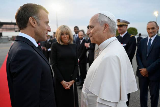 Farewell Ceremony of Pope Leo XIV at Metz Airport France, Metz, Vatican, 2026 9 28 Farewell ceremony of Pope Leo XIV at Metz-Nancy-Lorraine International Airport. EDITORIAL USE ONLY - NO BOOKS Copyright: xVATICANxMEDIAx xCatholicxPressxPhotox