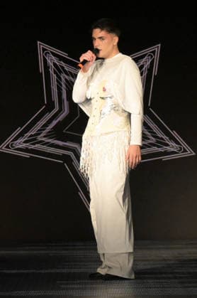 IPA89081147 - Milan, Italy B ICONIC MFW SS 27 Collection Fashion shows and artist performances In the photo: Amelia, singer  Copyright: xNickxZonnax xNickxZonnax IPA89081147