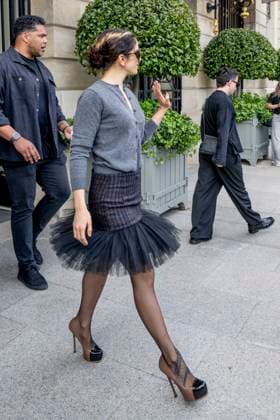 September 28, 2026, Paris, Fra, France: Rosalia spotted in Paris as she leaves the Ritz hotel in Paris Paris France  - ZUMAv140 20260928_zip_v140_002 Copyright: xReginaxVoroninax