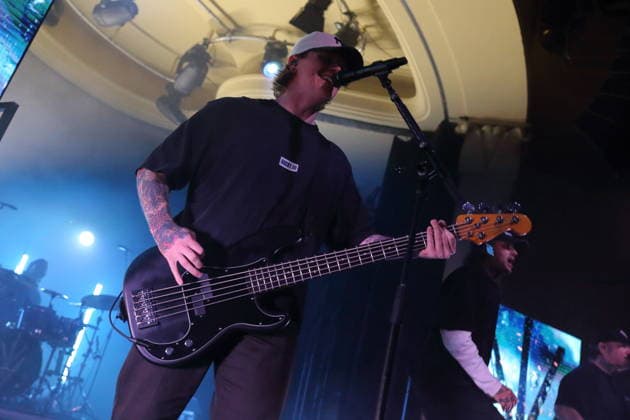 Jonathan Reeves von der Band The Amity Affliction bei einem Konzert im Metropol in Berlin, 28. September 2026. The Amity Affliction Konzert Berlin
