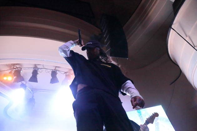 Joel Birch von der Band The Amity Affliction bei einem Konzert im Metropol in Berlin, 28. September 2026. The Amity Affliction Konzert Berlin