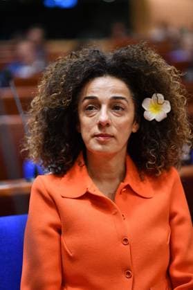 Vaclav Havel Human Rights Prize ceremony held in Strasbourg STRASBOURG, FRANCE - SEPTEMBER 28: Iranian-American journalist, author, and women s rights activist Masih Alinejad, a finalist for the 2026 Vaclav Havel Human Rights Prize, attends the award ceremony at the Palais de l Europe in Strasbourg, France on September 28, 2026. Ahmet Sel Anadolu Strasbourg France. Editorial use only. Please get in touch for any other usage.  Copyright: x2026xAnadoluxAhmetxSelx