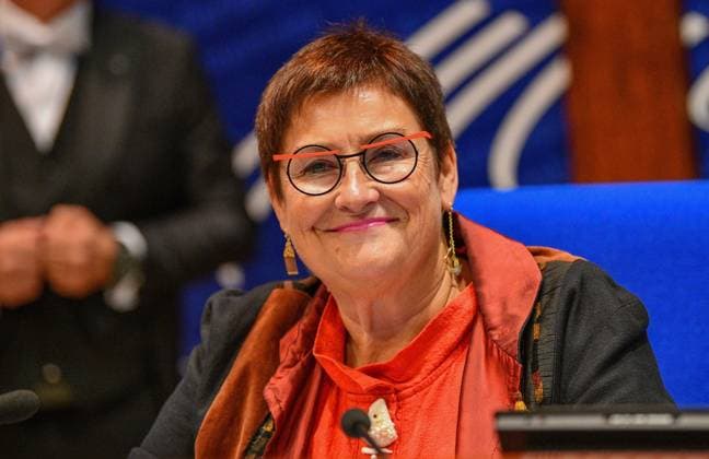 PACE President Petra Bayr attends autumn plenary session in Strasbourg STRASBOURG, FRANCE - SEPTEMBER 28: PACE President Petra Bayr sits at the presidential desk during the opening of the Assembly’s autumn plenary session at the Palais de l’Europe in Strasbourg, France on September 28, 2026. Ahmet Sel Anadolu Strasbourg France. Editorial use only. Please get in touch for any other usage.  Copyright: x2026xAnadoluxAhmetxSelx