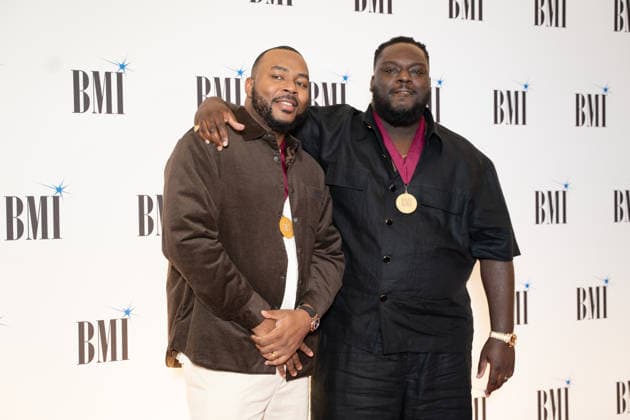 IPA89087646 - London, red carpet at the 2026 BMI Awards. Pictured: Ari Pensmith, Samuel Sammy SoSo Awuku  Copyright: xCristinaxMasseix xCristinaxMasseix IPA89087646