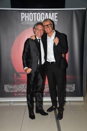 IPA89091998 - Rome, Cinema Adriano: Preview of the film Photogame: Self-Portrait of an Obsession. In the photo: Stefano Pesce and Alex Ruzzi  Copyright: xVincenzoxLandix xVincenzoxLandix IPA89091998