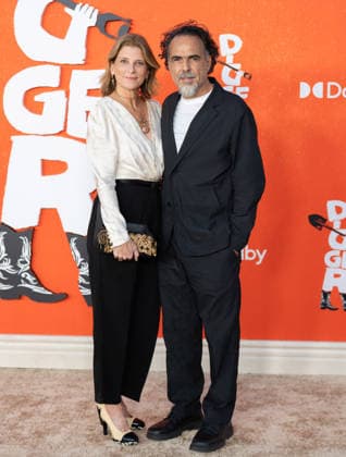Los Angeles Premiere Of Warner Bros. Pictures Digger Maria Eladia Hagerman, left, and Mexican filmmaker Alejandro G. Inarritu arrive on the red carpet premiere of Digger at the Directors Village in Westwood California on Sep. 28, 2026. Connor Terry ImageSPACE Westwood The Directors Village California United States Copyright: xConnorxTerry imageSPACEx