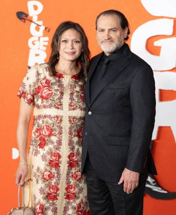 Los Angeles Premiere Of Warner Bros. Pictures Digger Mai-Linh Lofgren, left, and US actor Michael Stuchlbarg arrive on the red carpet premiere of Digger at the Directors Village in Westwood California on Sep. 28, 2026. Connor Terry ImageSPACE Westwood The Directors Village California United States Copyright: xConnorxTerry imageSPACEx