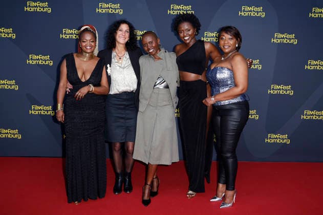 Nice Githinji, Emily Atef, Eliane Umuhire, Michelle Chebet Tiren und Helen Keli bei der Premiere des Kinofilms Call Me Queen auf dem 34. Filmfest Hamburg 2026 im Cinemaxx Dammtor. Hamburg, 28.09.2026
