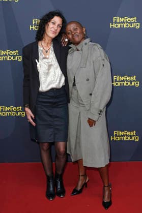 Emily Atef und Eliane Umuhire bei der Premiere des Kinofilms Call Me Queen auf dem 34. Filmfest Hamburg 2026 im Cinemaxx Dammtor. Hamburg, 28.09.2026