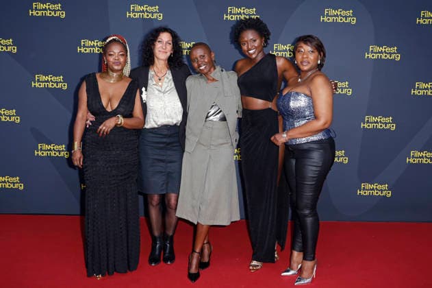 Nice Githinji, Emily Atef, Eliane Umuhire, Michelle Chebet Tiren und Helen Keli bei der Premiere des Kinofilms Call Me Queen auf dem 34. Filmfest Hamburg 2026 im Cinemaxx Dammtor. Hamburg, 28.09.2026