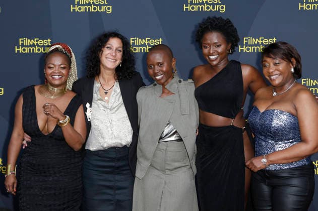 Nice Githinji, Emily Atef, Eliane Umuhire, Michelle Chebet Tiren und Helen Keli bei der Premiere des Kinofilms Call Me Queen auf dem 34. Filmfest Hamburg 2026 im Cinemaxx Dammtor. Hamburg, 28.09.2026