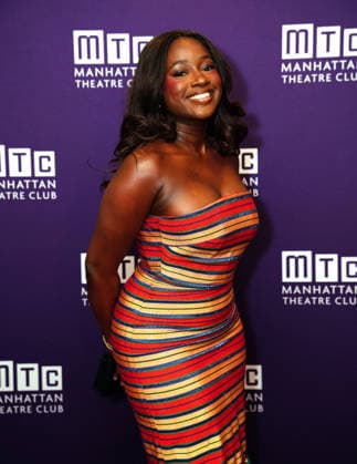 September 28, 2026, New York, Ny, United States: Lucia Aremu attends Manhattan Theatre Clubs School Girls; Or, The African Mean Girls Play Opening Night. Held at Samuel J. Friedman Theatrer in New York. Zuma Press. September 28, 2026. New York United States  - ZUMAp281 20260928_zea_p281_025 Copyright: xPhotoxImagexPressx