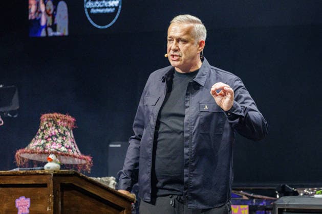 28.09.2026. Düsseldorf Meerbusch. Alexander Herrmann auf der Rolling Pin Convention 2026. Düsseldorf Meerbusch Areal Böhler Nordrhein-Westfalen Deutschland