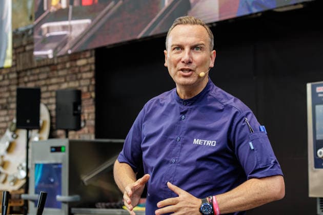 28.09.2026. Düsseldorf Meerbusch. Tim Raue auf der Rolling Pin Convention 2026. Düsseldorf Meerbusch Areal Böhler Nordrhein-Westfalen Deutschland