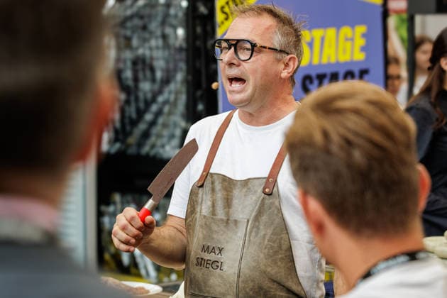 28.09.2026. Düsseldorf Meerbusch. Max Stiegl auf der Rolling Pin Convention 2026. Düsseldorf Meerbusch Areal Böhler Nordrhein-Westfalen Deutschland