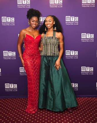September 28, 2026, New York, Ny, United States: Nia Otchere-Sarfo and Jordan Rice attend Manhattan Theatre Clubs School Girls; Or, The African Mean Girls Play Opening Night. Held at Samuel J. Friedman Theatrer in New York. Zuma Press. September 28, 2026. New York United States  - ZUMAp281 20260928_zea_p281_056 Copyright: xPhotoxImagexPressx