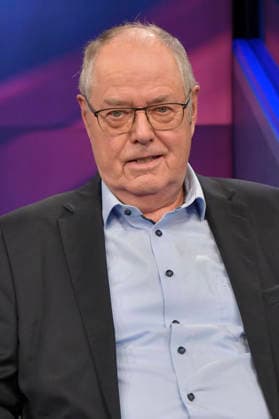 Peer Steinbrück in der ARD-Talkshow maischberger im Studio Berlin Adlershof. Berlin, 28.09.2026