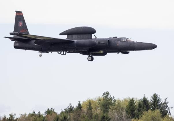 RAF Fairford US airforce bombers at RAF Fairford as security is increased after the arrest of five men  Copyright: xDougxSeeburgx NINTCHDBPICT001111898692