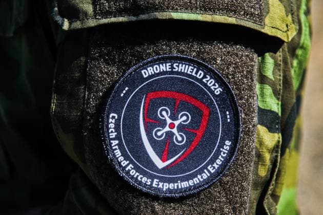 An experimental exercise Drone Shield 2026 took place at Brezina military grounds, Vyskov, Czech republic, on September 29, 2026. (CTKxPhoto PatrikxUhlir) CTKPhotoP2026092902988  CTKPhotoP2026092902988