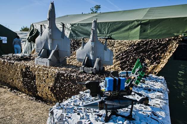An experimental exercise Drone Shield 2026 took place at Brezina military grounds, Vyskov, Czech republic, on September 29, 2026. (CTKxPhoto PatrikxUhlir) CTKPhotoP2026092903144  CTKPhotoP2026092903144