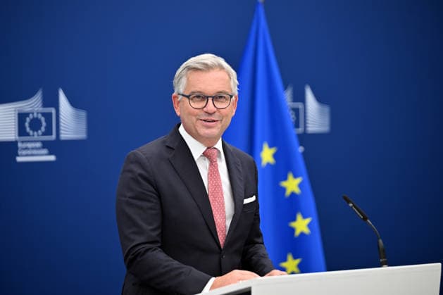 European Commissioner for Internal Affairs and Migration Magnus Brunner in Brussels BRUSSELS, BELGIUM - SEPTEMBER 29: European Commissioner for Internal Affairs and Migration Magnus Brunner speaks during a press conference announcing a five-point plan aimed at strengthening the security of the European Union s external borders in Brussels, Belgium on September 29, 2026. Dursun Aydemir Anadolu Brussels Belgium. Editorial use only. Please get in touch for any other usage.  Copyright: x2026xAnadoluxDursunxAydemirx