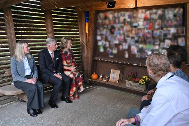 Royal Visit To The Province Of Liege LIÈGE, BELGIUM - SEPTEMBER 29: King Philippe and Queen Mathilde are visiting the province of Liège. Their itinerary begins at the nonprofit organization Le Bercail in Liège, a day and residential center for adults with intellectual disabilities. There, the King and Queen will view the memorial wall La Cabane du souvenir and an apartment adapted for people with limited mobility. They will also take part in an art workshop, during which they will create a collaborative artwork together with several beneficiaries. September 29, 2026 in Liège, Belgium, 29 09 2026 Liège Belgium  Copyright: xBertxVanxDenxBrouckex