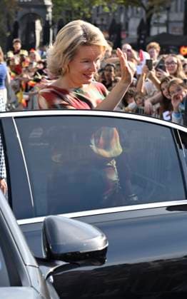 Royal Visit To The Province Of Liege LIÈGE, BELGIUM - SEPTEMBER 29: King Philippe and Queen Mathilde are visiting the province of Liège. The King and Queen will proceed to Place Saint-Lambert (Espace Tivoli) in Liège, where they will meet with local residents. September 29, 2026 in Liège, Belgium, 29 09 2026 Liège Belgium  Copyright: xBertxVanxDenxBrouckex