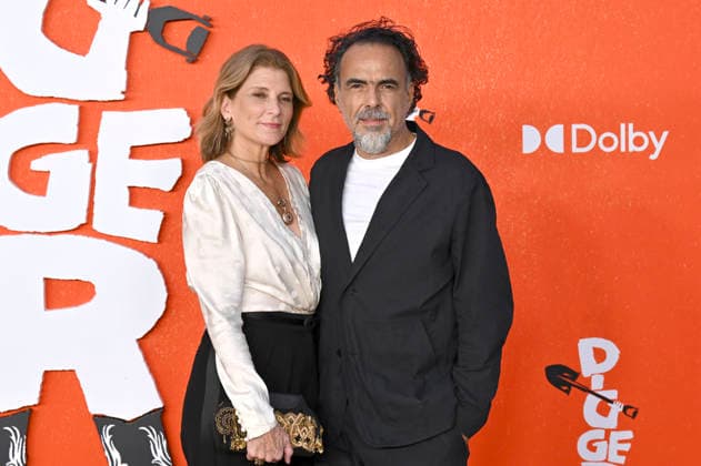 Alejandro Gonzalez Inarritu mit Ehefrau Maria Eladia Hagerman bei der Premiere des Kinofilms Digger im Directors Village. Los Angeles, 28.09.2026