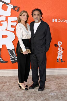 Alejandro Gonzalez Inarritu mit Ehefrau Maria Eladia Hagerman bei der Premiere des Kinofilms Digger im Directors Village. Los Angeles, 28.09.2026