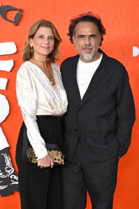 Alejandro Gonzalez Inarritu mit Ehefrau Maria Eladia Hagerman bei der Premiere des Kinofilms Digger im Directors Village. Los Angeles, 28.09.2026