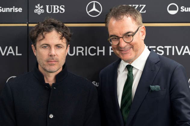 Casey Affleck und Christian Jungen bei der Premiere des Kinofilms Company auf dem 22. Zurich Film Festival im Corso. Zürich, 28.09.2026